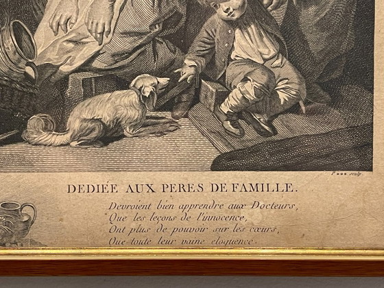 La Dévotion sincère au logis – Incisione da Greuze – 51,5 cm – Litografie e stampe, Paper (photo 7 of 12)