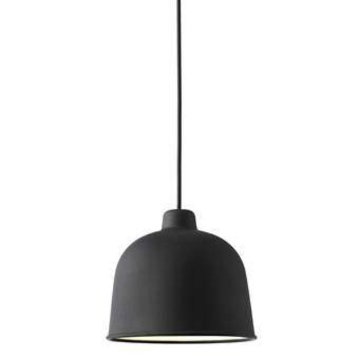 2 x Lampe suspendue Muuto Grain, édition noire.
