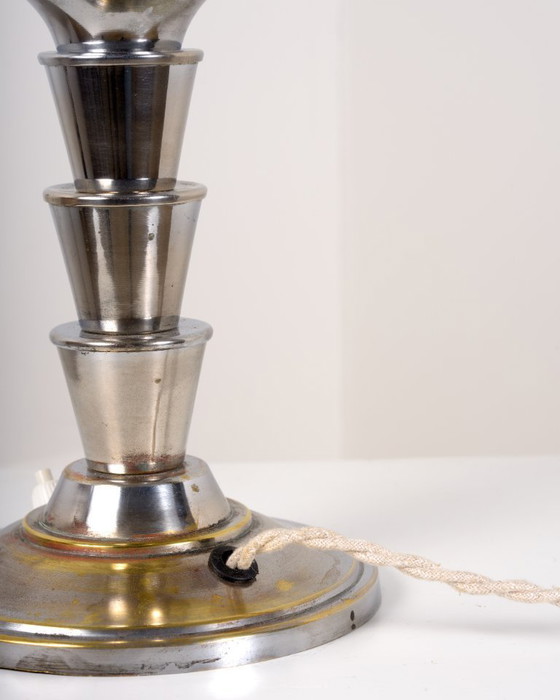 Image 1 of Art Deco Mushroom Table Lamp (1930s)