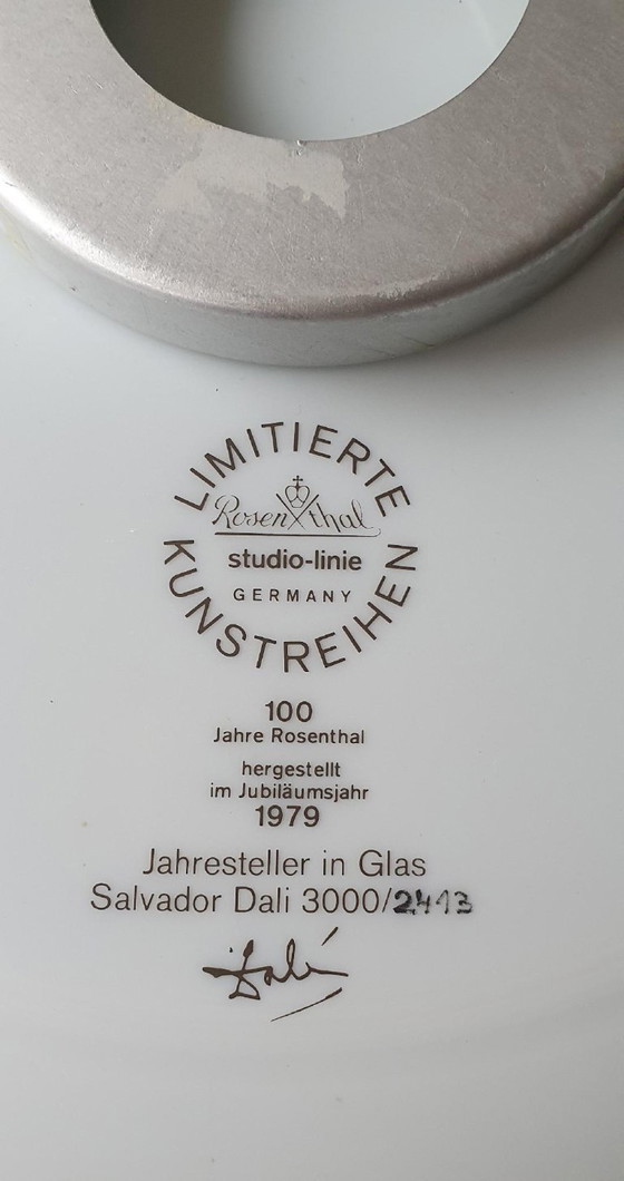 Image 1 of Salvador Dali für Rosenthal, Jahresteller 1979
