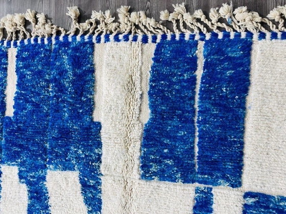 Image 1 of Handgeknüpfter marokkanischer Beni-Ouraine-Wollteppich, 2/3 m