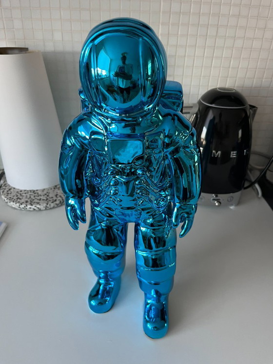 Grande scultura di astronauta Popart Pop Art Statua di lusso con soldi Unica Blu Nuova decorazione – Sculture (photo 4 of 5)
