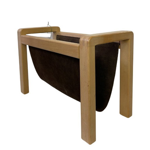 Porta riviste danese in vera pelle