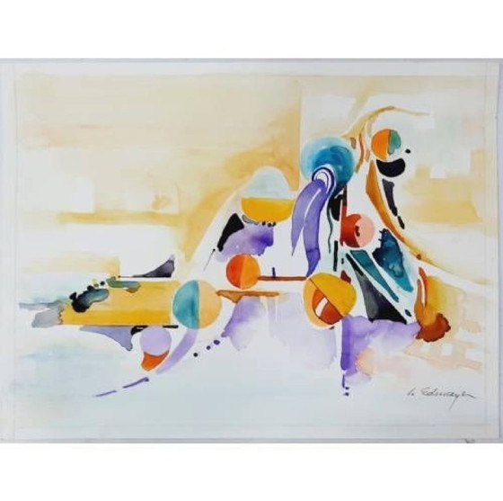 Image 1 of Watercolor painting, May, 45 cm by 30 cm