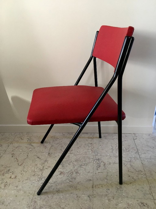 Chaise de Bureau Années 50 – eetkamerstoelen, Skai (photo 2 of 12)