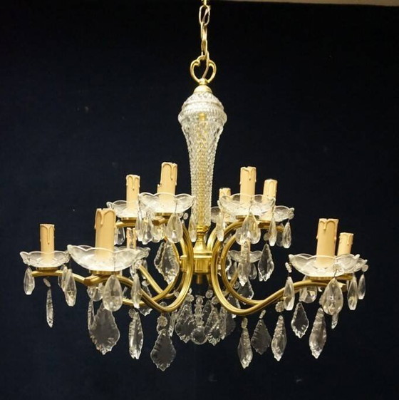 Lustre en bronze cristal. – Crystal (photo 5 of 5)