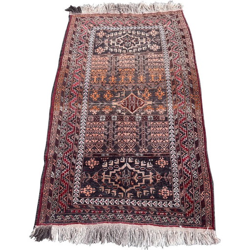 Tappeto afgano vintage annodato a mano, 1970