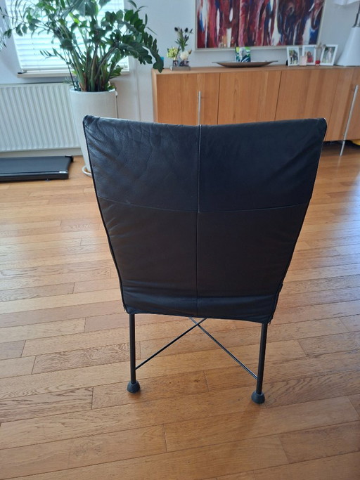 4 poltrone Montis Charly – fauteuils, Leather, Metal (photo 2 of 5)