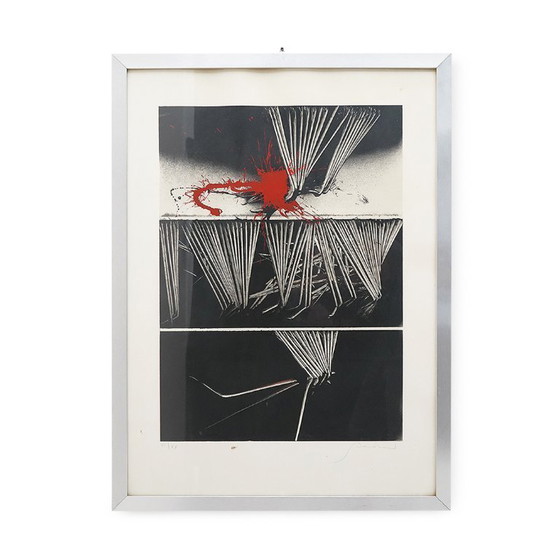 Image 1 of Emilio Scanavino, litografia a colori su carta, anni '70