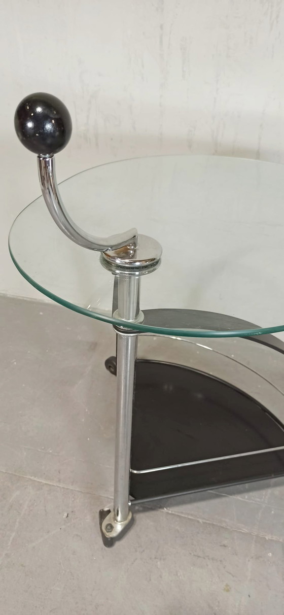 Image 1 of Postmodern side table trolley 