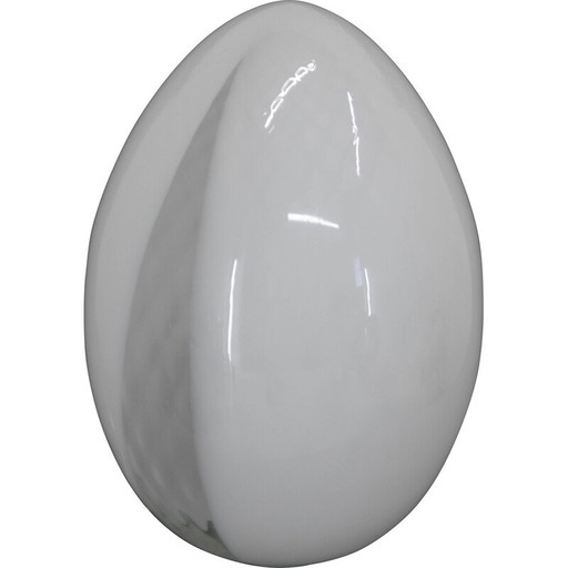 Vintage reusachtige Murano glazen eierlamp, Italië jaren 2000