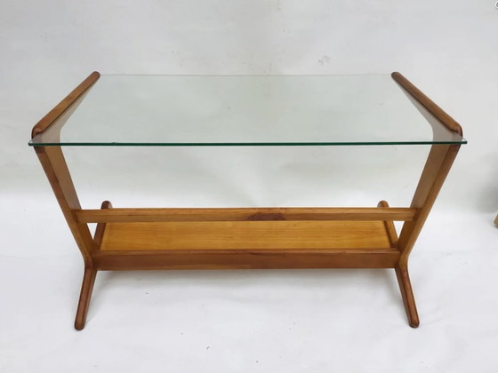 Image 1 of Side table for books or records