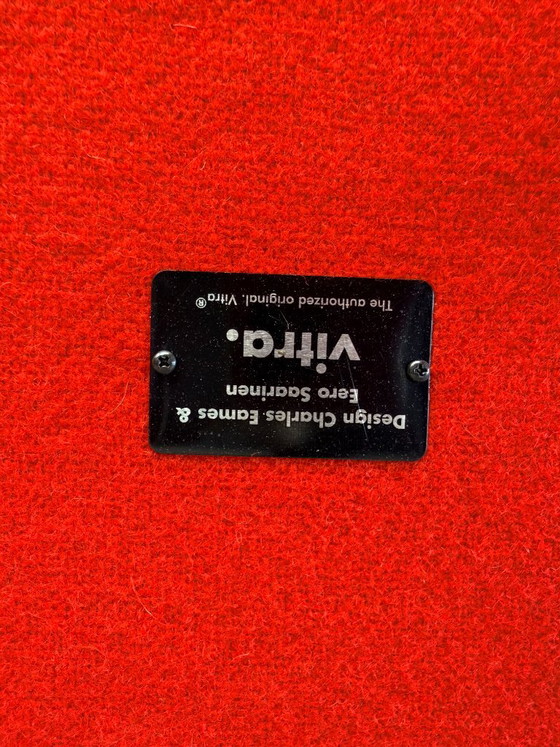 Silla Vitra Organic roja (modelo alto) – Sillones, Textile, Wood (photo 5 of 11)
