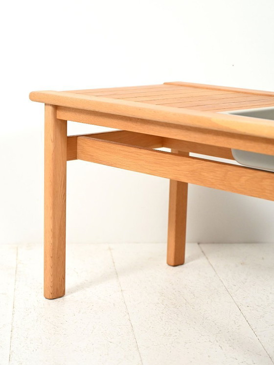 Image 1 of Panca fioriera in rovere "Florida"