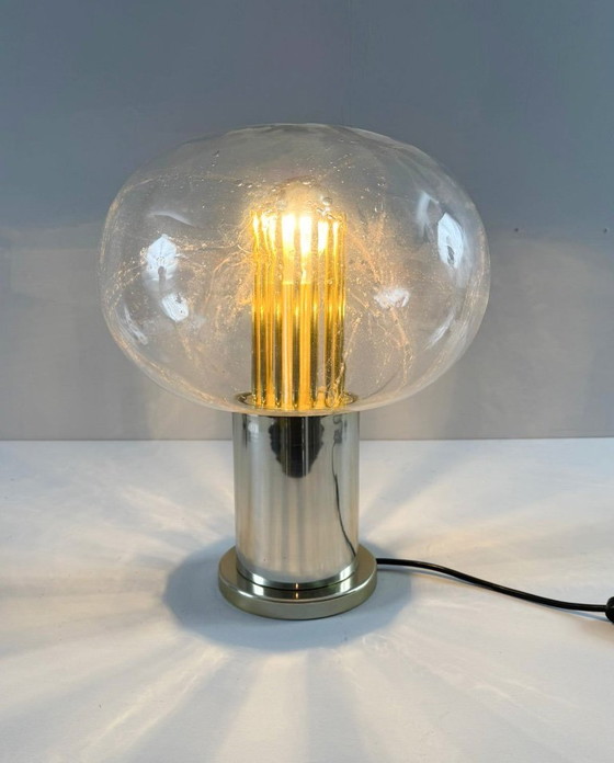 Image 1 of Lámpara de mesa de mediados de siglo, 'Big Ball', Doria, Alemania, década de 1970