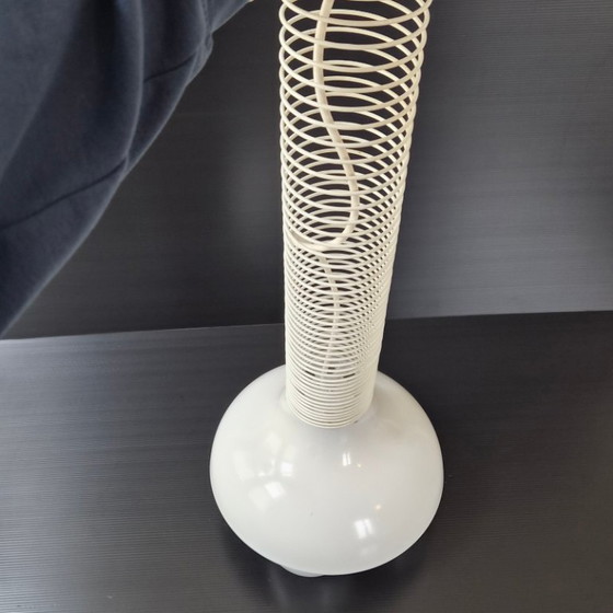 Image 1 of Vintage hanglamp uit de jaren 60, wit gelakt staal, DLG Vico Magistretti Colombo