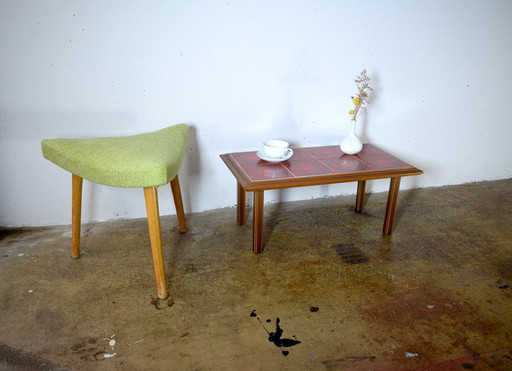 Table d'appoint vintage années 1970, table pour plantes rétro, table de chevet style Space Age