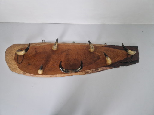 Vintage Kuh Horn Kleiderständer