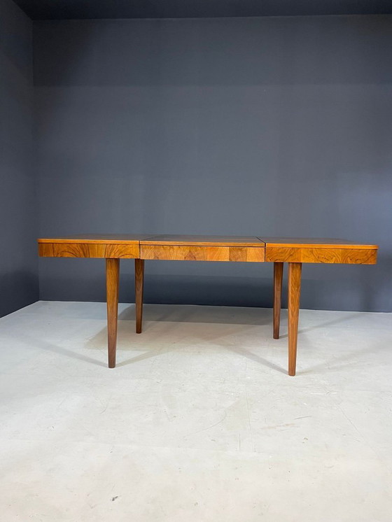 Image 1 of Extendable Dining Table by Jindřich Halabala, Czechoslovakia, 1950s