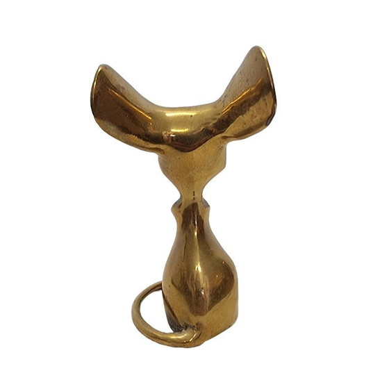 Image 1 of Vintage messing muis beeld