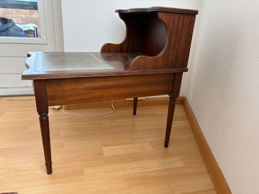 Empire-Schrank mit eingelegtem Leder und Schublade