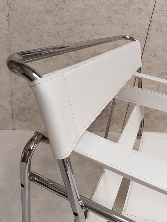 KNOLL Studio Poltrona WASSILY B3 NUOVA, in Cuoio Bianco – Poltrone, Leather (photo 35 of 83)