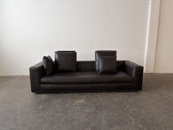 Minotti Powell Canapé Designer Cuir – Canapés 3 places, Leather (photo 2 of 14)
