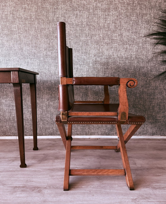 Image 1 of Escritorio de campaña plegable y sillón de campaña de Napoleón Bonaparte