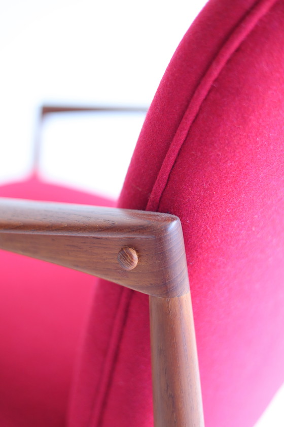 Image 1 of Fauteuil Deens jaren 60, Hergestoffeerd