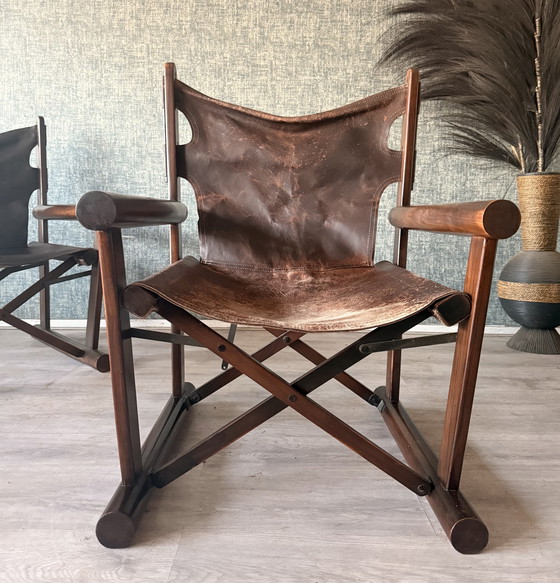 Image 1 of Pair of PL22 Lounge Chairs with Ottoman by Carlo Hauner & Martin Eisler for OCA, Brazil, 1960s