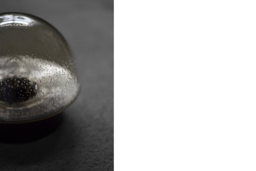 Lampada da parete/applique in vetro vintage di metà secolo, stile moderno tedesco, anni '60