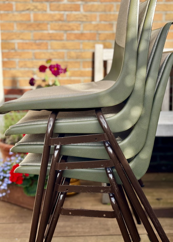 Image 1 of 9 stuks Marko Vintage 70/80s design stoelen door Jac Vogels