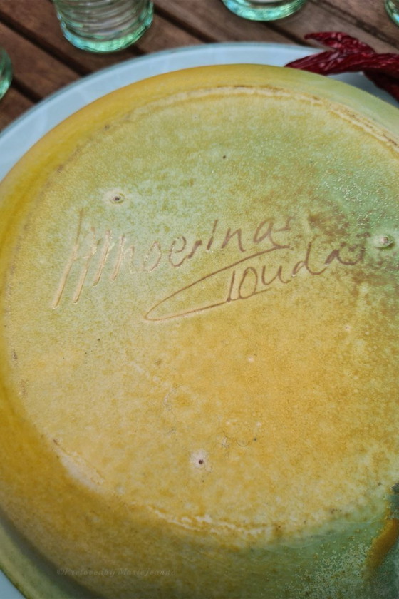 Image 1 of Adrie Moerings - Ciotola in terracotta tornita a mano.