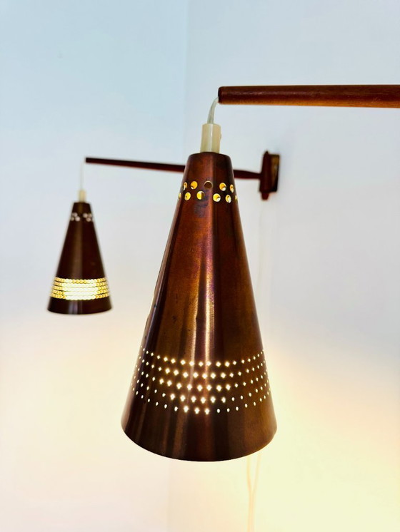 Image 1 of Model S1718 Wall Lamps by Hans-Agne Jakobsson for AB Markaryd, Sweden, 1960s