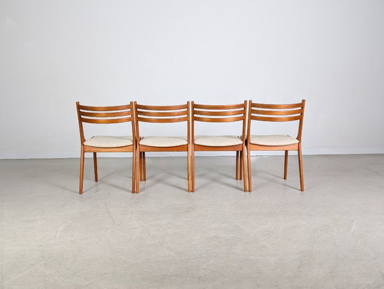 Image 1 of Set of 4 Midcentury Chairs KS Møbler Teak Danish Design Vintage