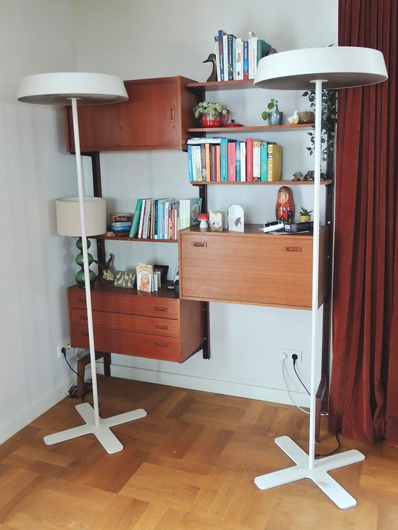 Image 1 of Belux Koi Naoto Fukasawa lampade da terra bianco opaco dimmerabili design