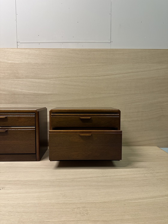 Image 1 of Comodini Hülsta, set da 2, design tedesco