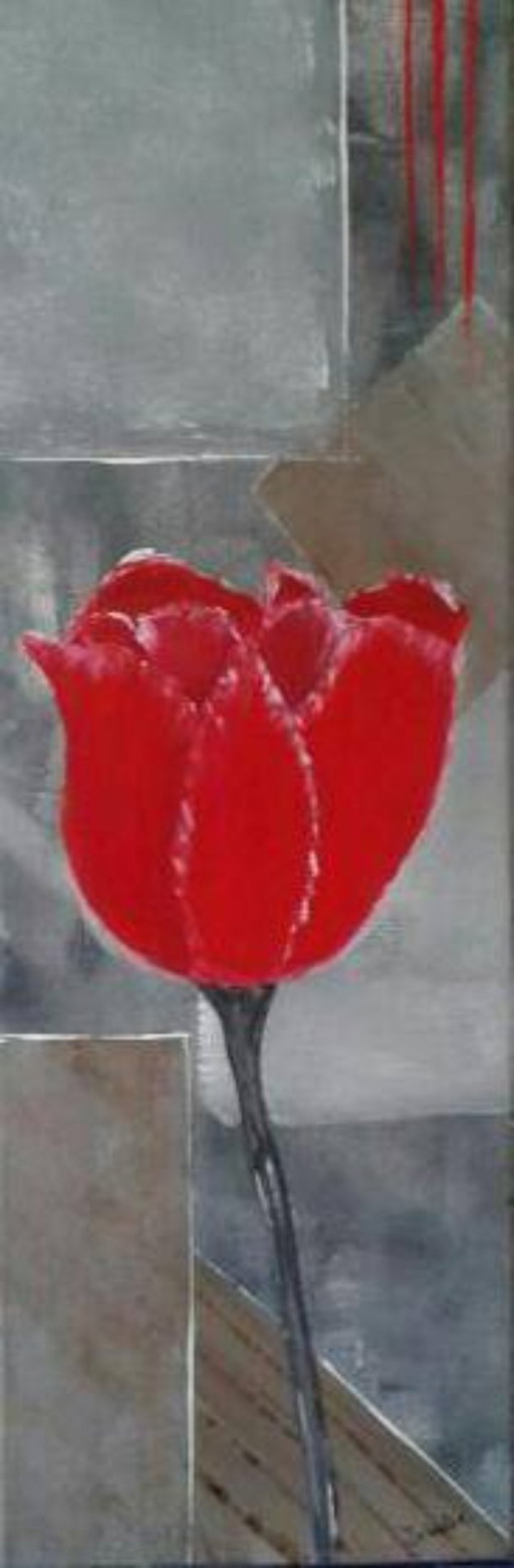 2 tulip paintings