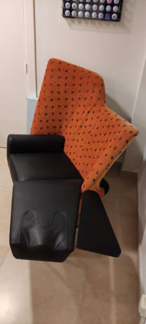 Chaise longue Torso, by Cassina design Paolo Deganello