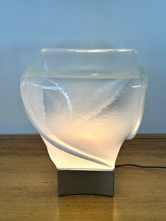 Image 1 of Murano blown glass lamp by Leucos, 1970s