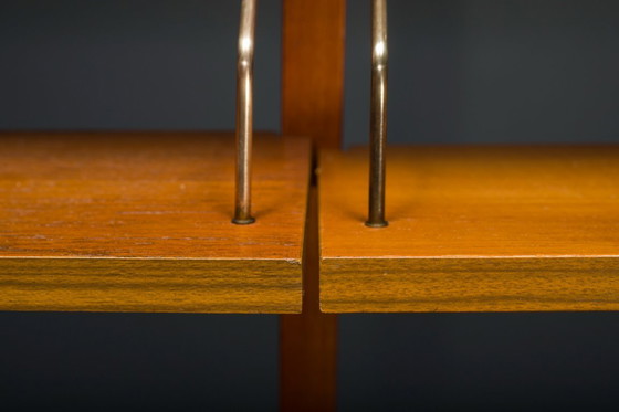 Image 1 of Pensili modulari danesi in teak PS di Preben Sørensen per Randers Møbelfabrik, anni '60, set di 11