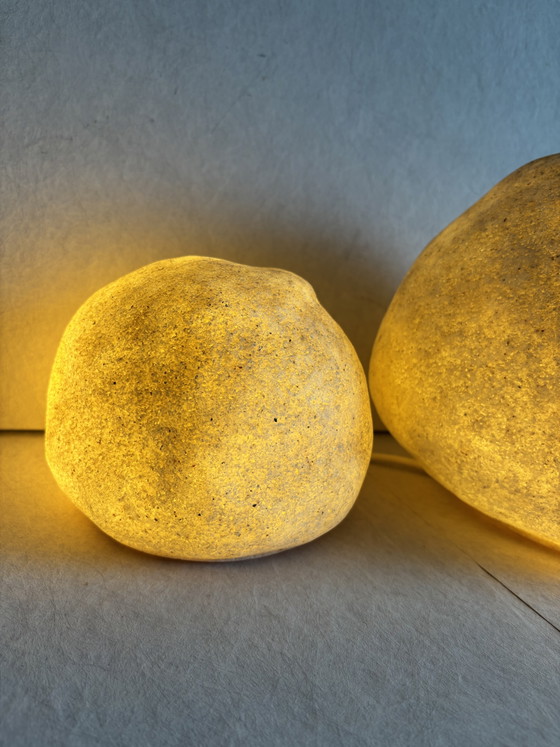 Image 1 of Vintage Falkenberg ‘Moon Rock’ Lamps 1980s