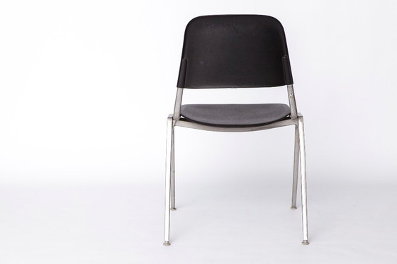 Image 1 of Set of 4 Vintage Knoll Stacking Chairs, Model 1601 by Don Albinson, 1964, Mid-Century Modern Aluminum & Plastic