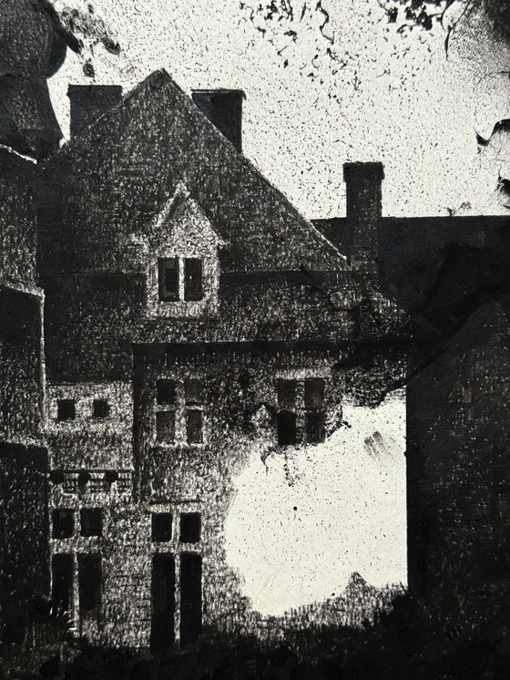 Image 1 of Eugene Eechaut (1928-2019) - Noire Reverie (1980) 4 Kunstwerke