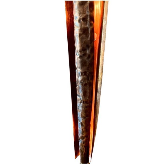 Image 1 of Unique Brutalist Table Lampshade – Vintage 1970s