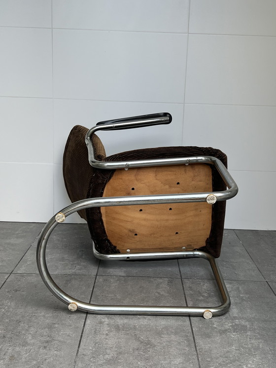 Image 1 of 2 X De Wit Sillas , Sillones , Tejido acanalado Marrón Original