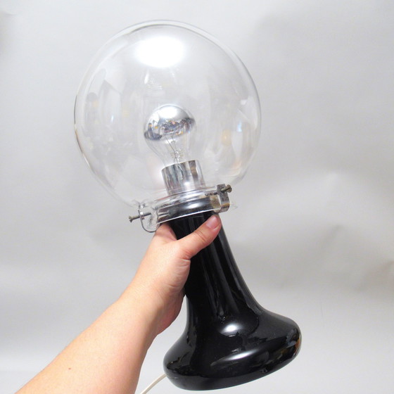 Image 1 of Space Age Lampe Fällander Glas 60er Jahre