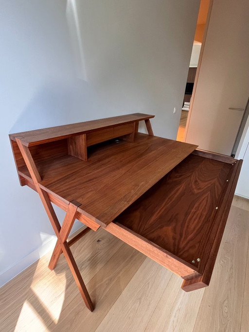 Riva 1920 Navarra Bureau - Massief Notenhout - 130 Cm Breed - Italiaans Design – Wood (photo 2 of 8)