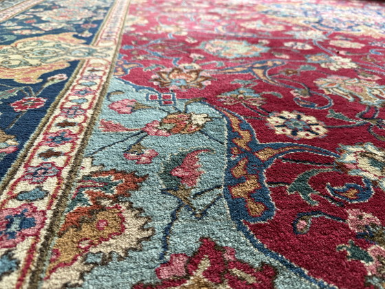 Image 1 of Tappeto unico Tabriz persiano - Rosso con accenti blu-verdi - circa 400 × 300 cm