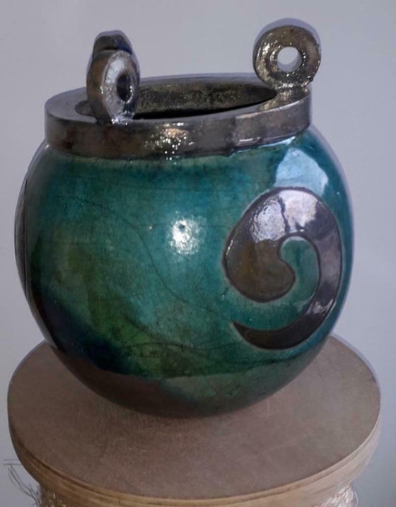 Image 1 of Sehr schöner Keramiktopf von Federico Becchitti. 🪴